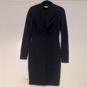 H&M Black Super Soft Stretchy Dress with long Sleeves Size 6